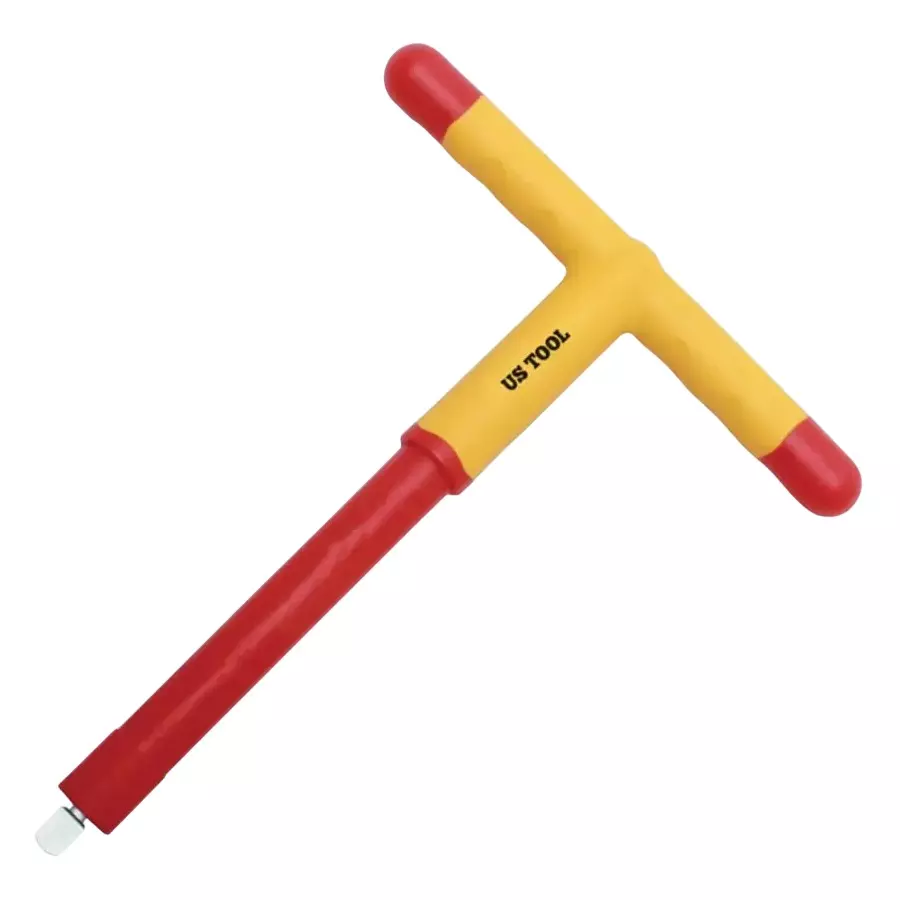 Us Tool Hex Insulated Ball Point T-Handle 3 mm (0.12 Inch) Handle Length ‎Chrome Vanadium Steel, Ust-V1702Bt