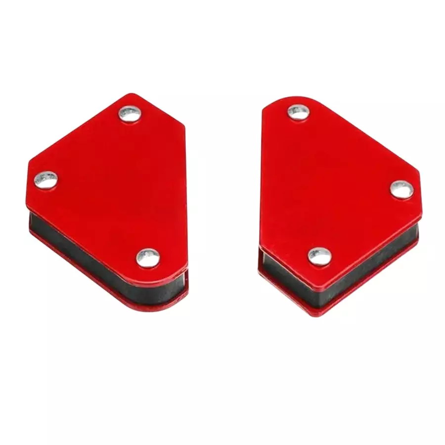 Dumdaar Welding Holding Corner Clamp Kit 200 Kg Clamping Force 8 cm Clamping Capacity Red for Welding Use