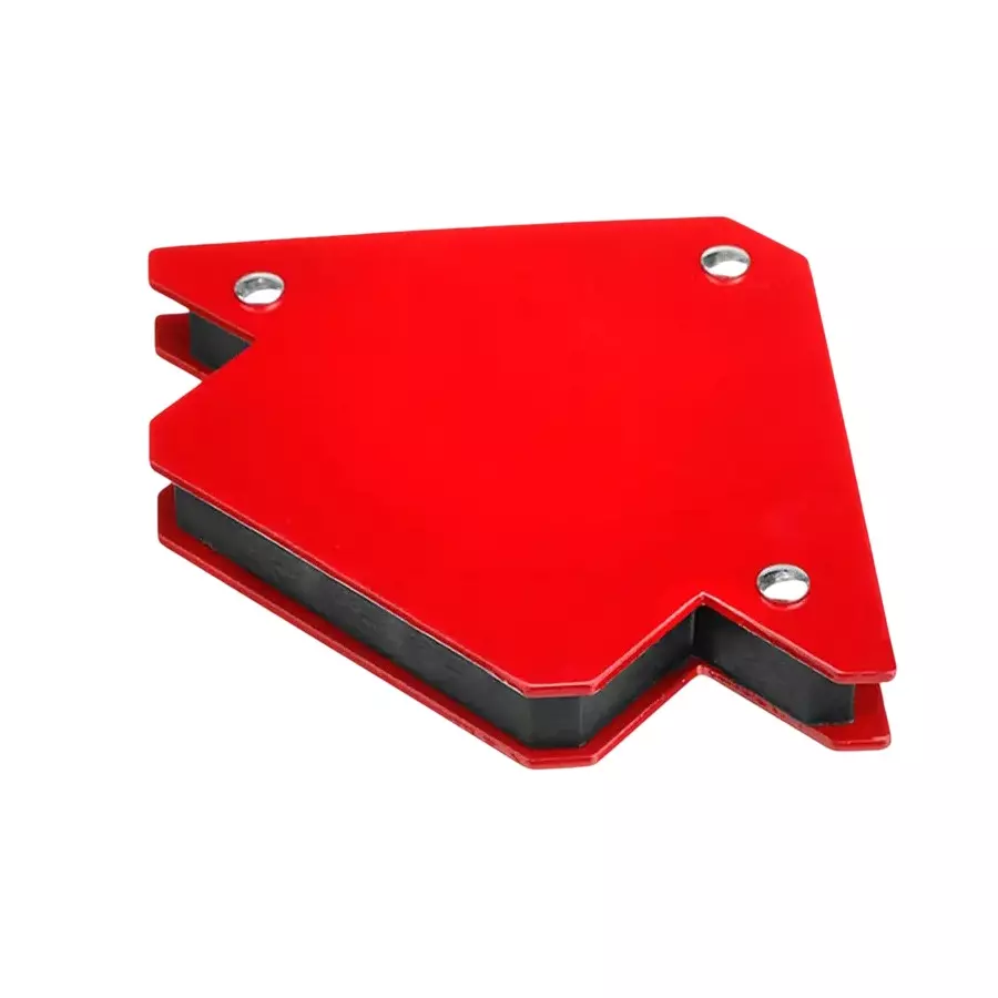 Dumdaar Welding Holding Corner Clamp Kit 200 Kg Clamping Force 8 cm Clamping Capacity Red for Welding Use