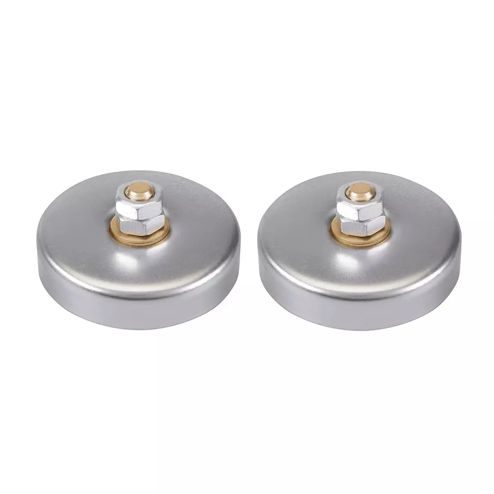 Kizer Magnetic Earth Clamp 300 Amp Brass Stud with Magnetic Base, KZ-277 (Pack of 2)