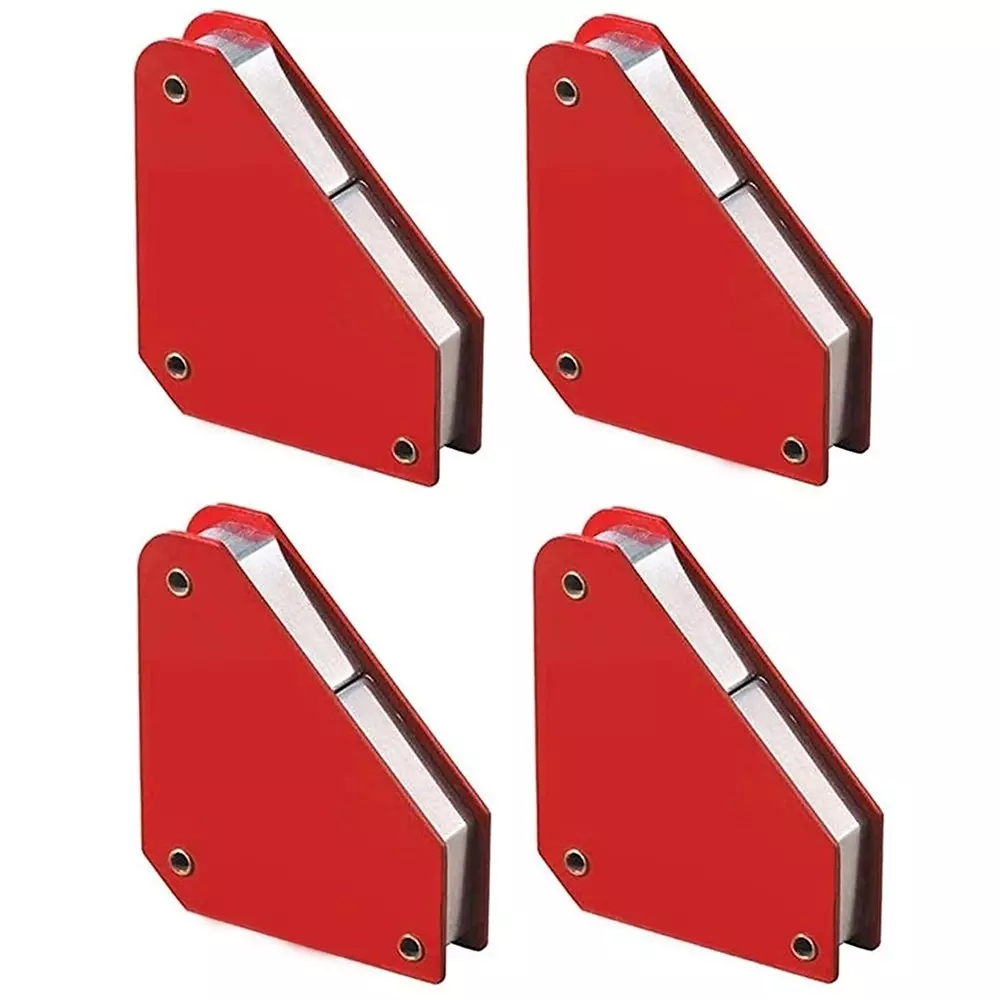 Kizer 100% Accurate Square Magnetic Clamp 4 inch With Cover (101 mm), KZ-139 (Pack of 4)