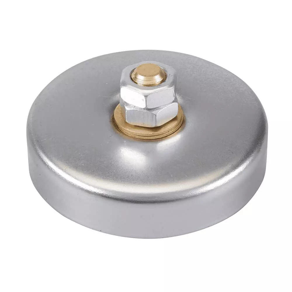 Kizer Magnetic Earth Clamp 300 Amp Brass Stud with Magnetic Base, KZ-192 (Pack of 1)