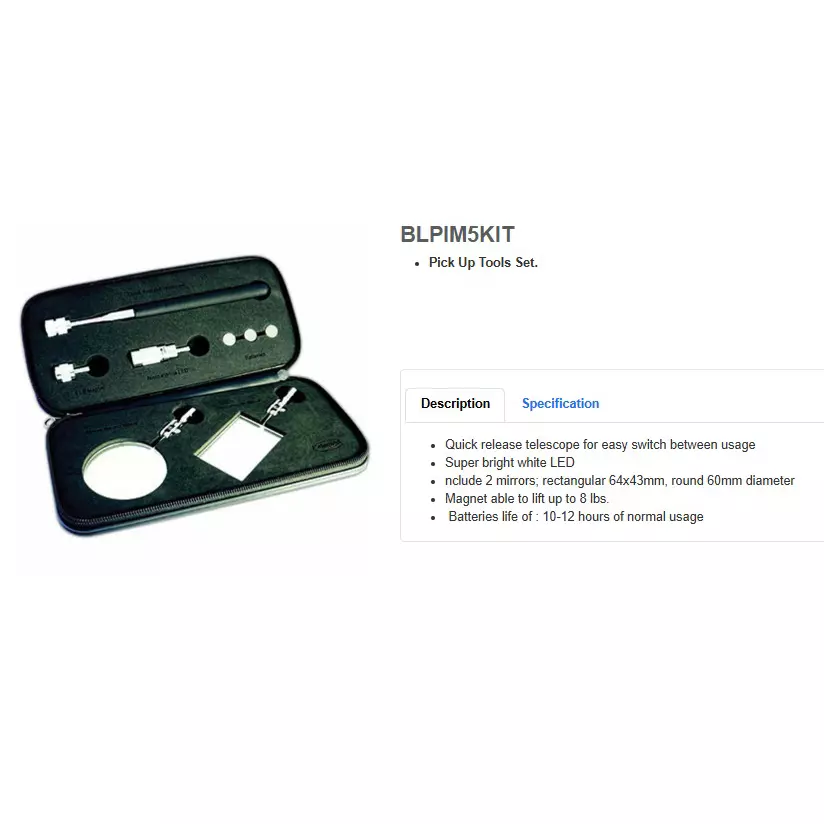 blue-point-5-pcs-pick-up-tool-set-with-362-kg-lifting-capacity-for-magnets-and-super-bright-white-led-light-blpim5kit