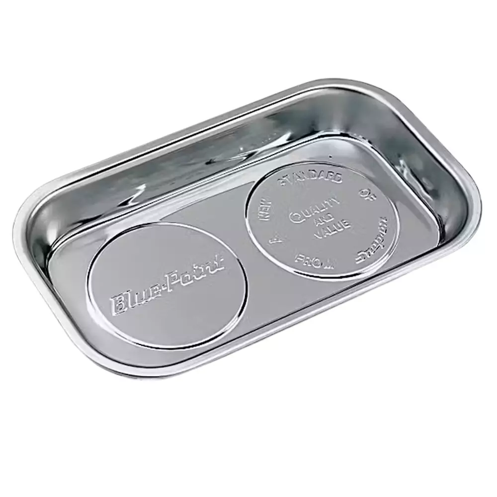 Blue-Point 10 inch (254 mm) Magnetic Tray Rectangular Shape, Chrome Finish and Stainless Steel Body, MRB10B