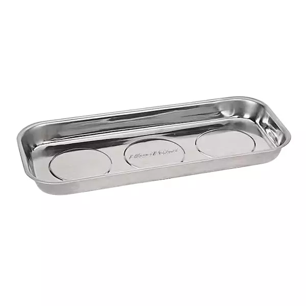 Blue-Point 12 inch (304.8 mm) Magnetic Tray Rectangular Shape, Chrome Finish and Metal Body, MRB12AP