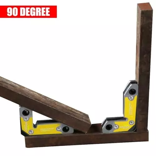 MECRAAF Corner Welding Magnet 30, 60 & 90° Angle Compact Type Metal, HT-CORNER
