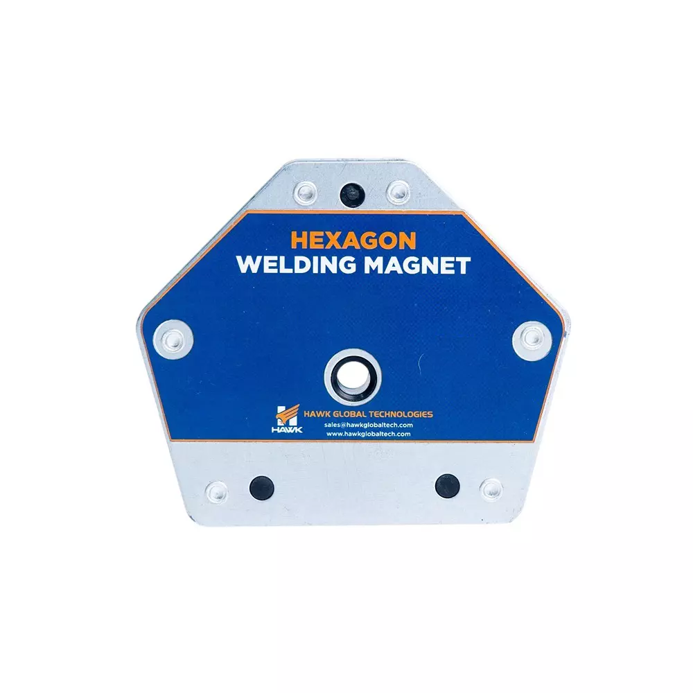 HAWK 25 Kg Pull Force Hexagon Welding Magnet, WM-HM-025