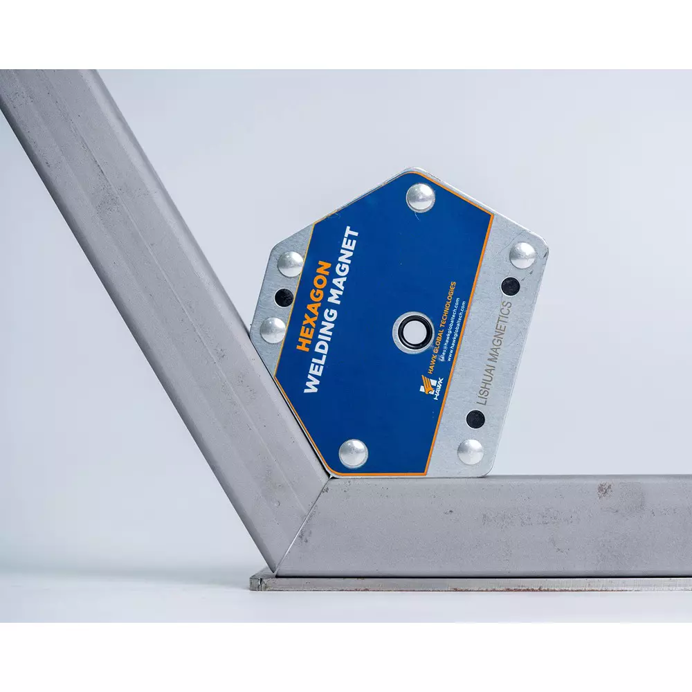 HAWK 25 Kg Pull Force Hexagon Welding Magnet, WM-HM-025