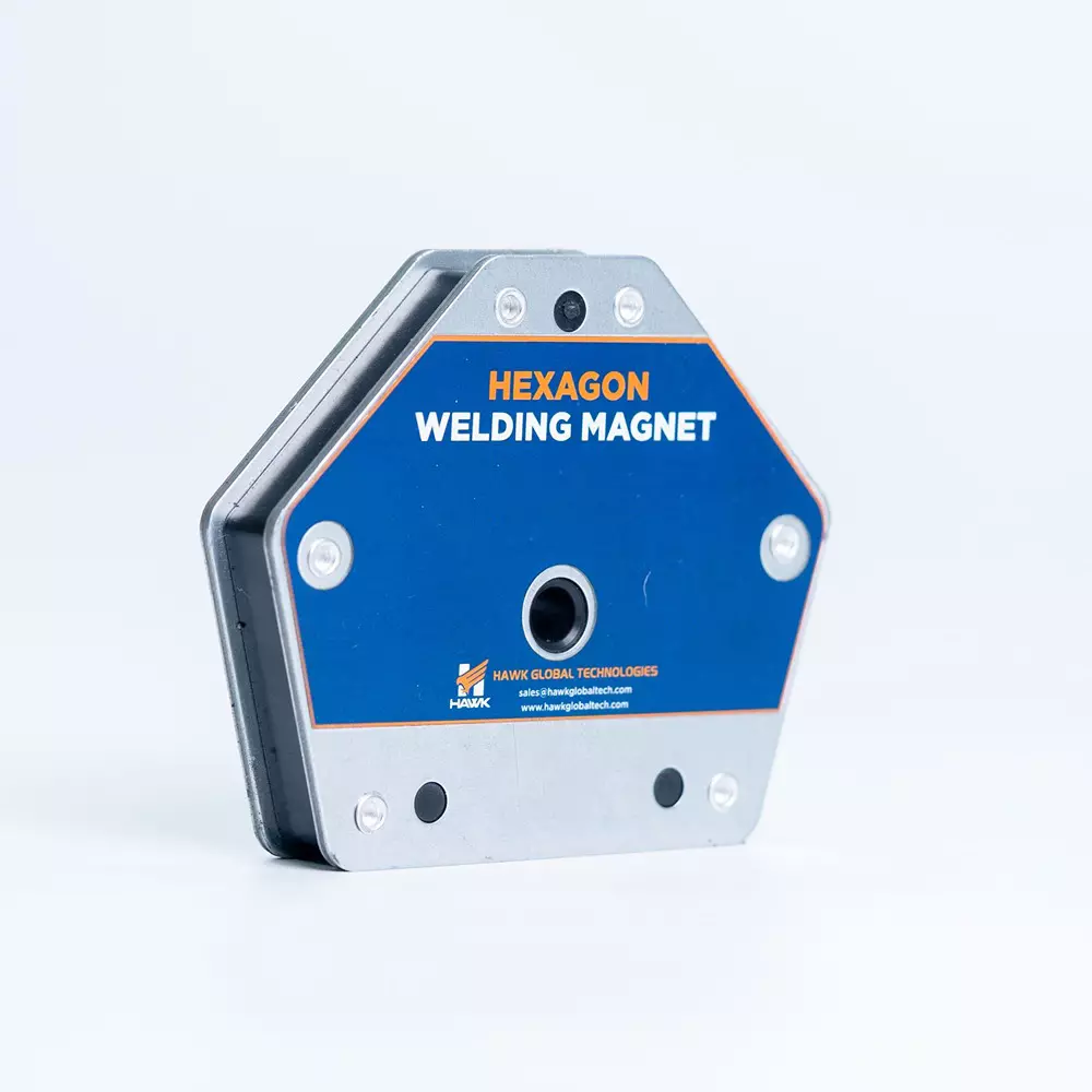 HAWK 25 Kg Pull Force Hexagon Welding Magnet, WM-HM-025