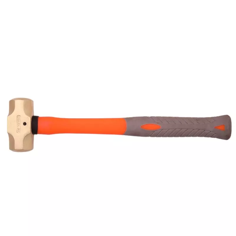 De Neers Non Sparking Sledge Hammer With Fibreglass Handle Aluminium Bronze 6.4 Kg Weight, DN-16897