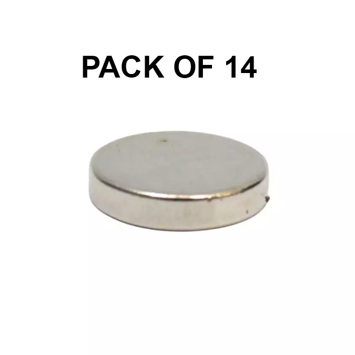 GENERIC Neodymium Iron Boron Magnet (Nd₂Fe₁₄B) 15x3 mm (Pack of 12 Pcs)