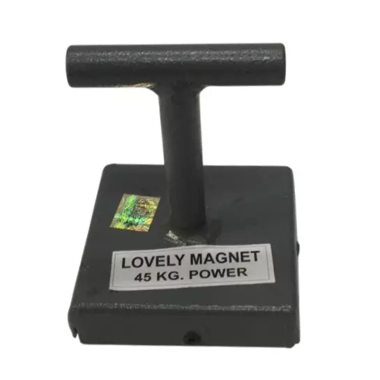 Lovely Atlas Carbon Steel Weight Lifting T Magnet Hi Power, 45 Kg Capacity