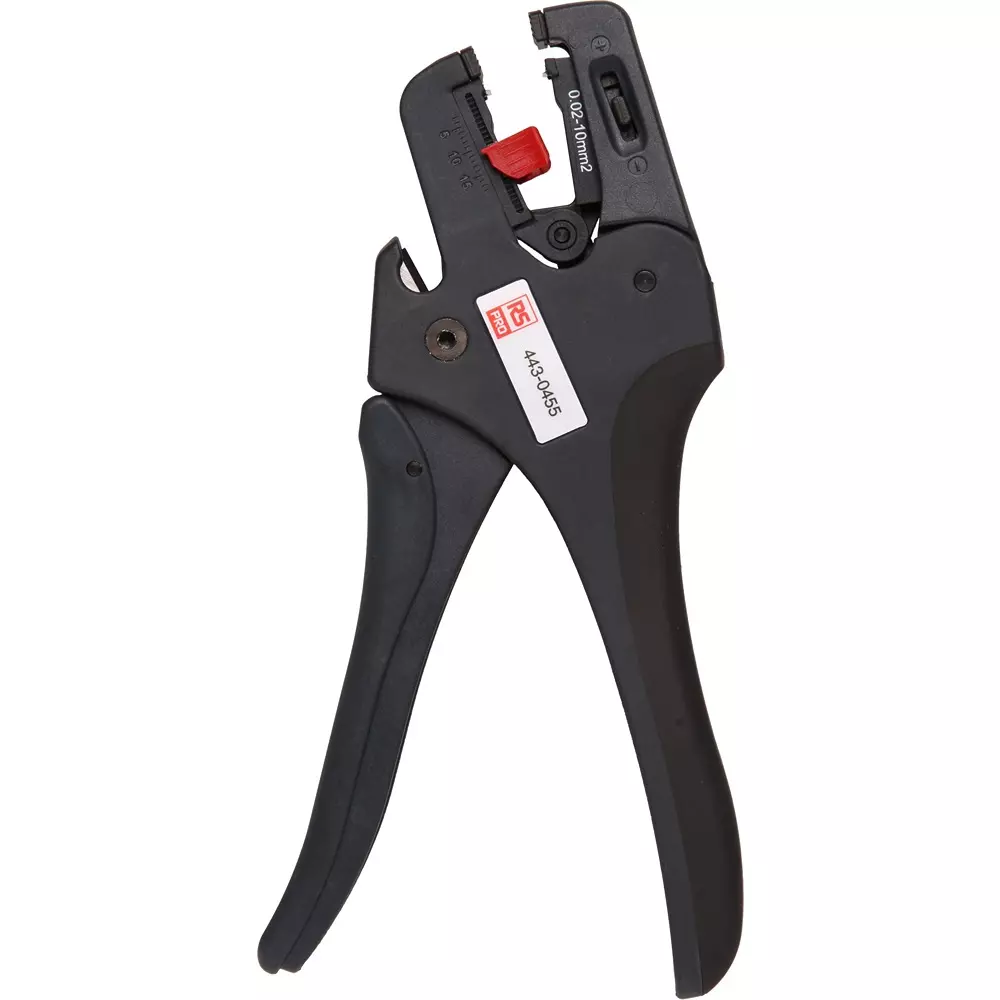 RS PRO Wire Stripper Steel, Polyamide Polyvinyl Chloride Insulated 191 mm 1.5 to 10 mm², 4430455