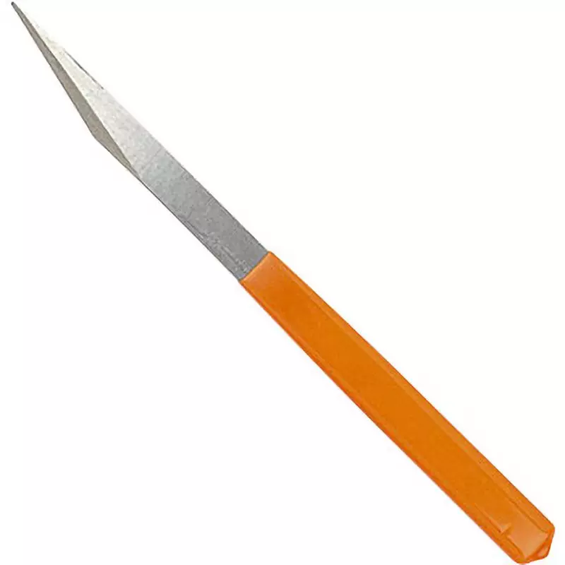 Tsubosan Deburring Knife Right-Handed Carbon Tool Steel 162 mm Total Length, BTK162R