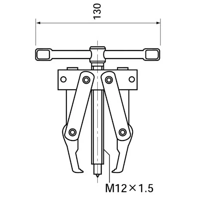 Ktc Armature Bearing Puller 32 mm to 62 mm Outer Diameter Range, ABU-3262