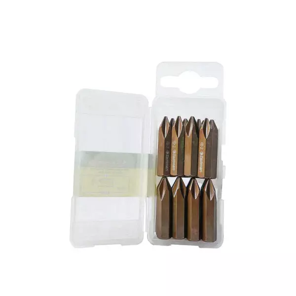 Eastman Spare Hex Bit 5/16 Inch (7.93 mm) Brown for Impact Driver, EIDB-5036PH3 (Pack of 24 Pcs)
