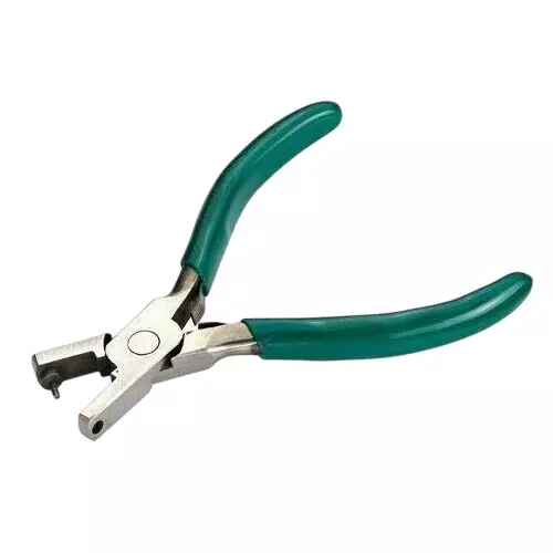 ATOZSHOP11 Punching Tool Hole Punch Plier Green 2 mm Hole Size for Leather Strap