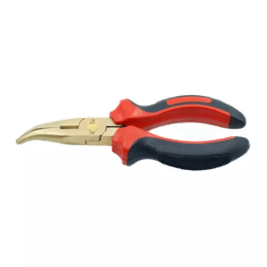 Yato 6 inch (150 mm) Bent Nose Plier Made of Al-Cu Material for Multiple Usage, YT-68367