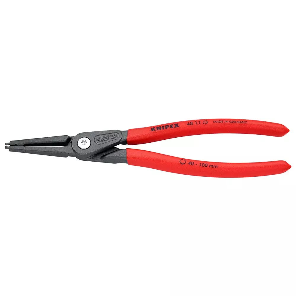 KNIPEX Circlip Plier, Int, Straight, 48 11 J3