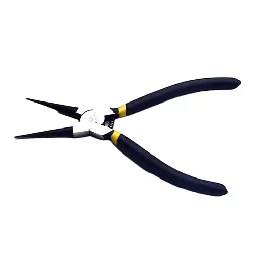 OAYKAY PRO Alloy Steel 17.78 cm (7 Inch) External Straight with Spring Circlip Plier