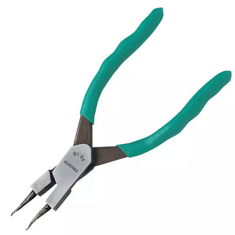 TRUSCO Snap Ring Plier 165 mm Overall Length, 50-2A