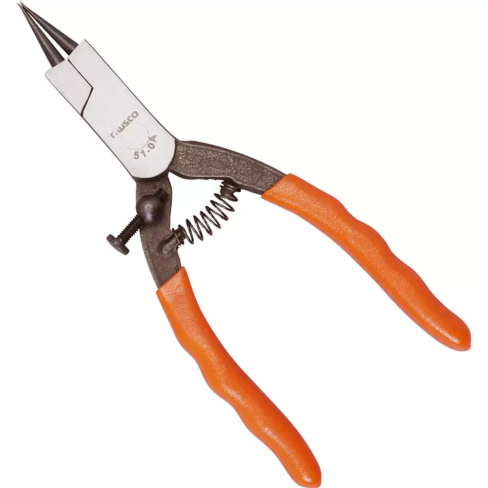 TRUSCO Snap Ring Plier 160 mm Overall Length, 51-0A