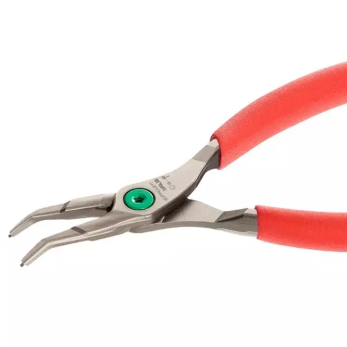 Facom Circlip Pliers, 140 mm Overall, Angled Tip, 169A.9