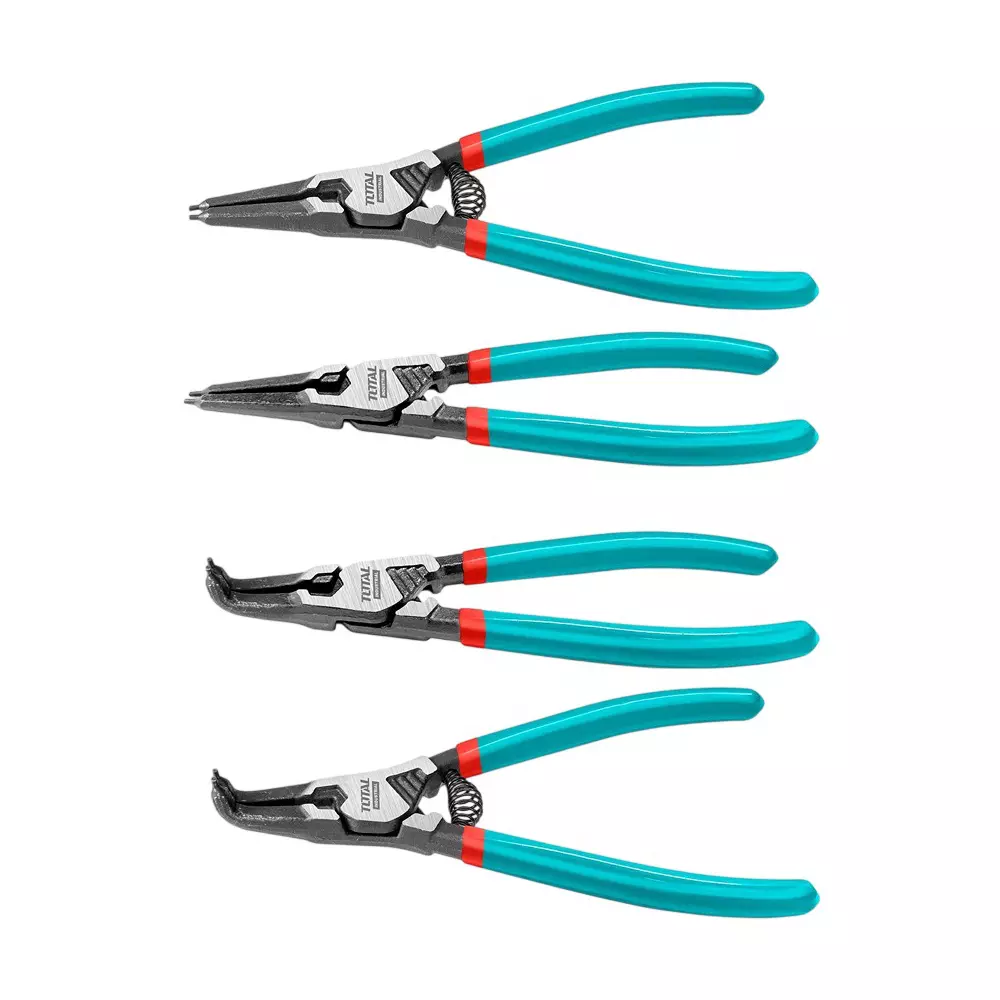 Total Circlip Pliers Set 180 mm (7 Inch), THTJ214042 (Set of 4)