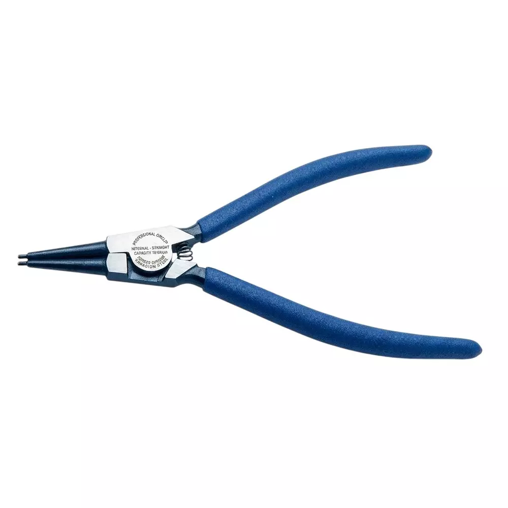 Blue-Point 6 inch (152.4 mm) Internal Circlip Plier Straight Type with User Friendly Grip Handle and Metal Body, BCIS6L