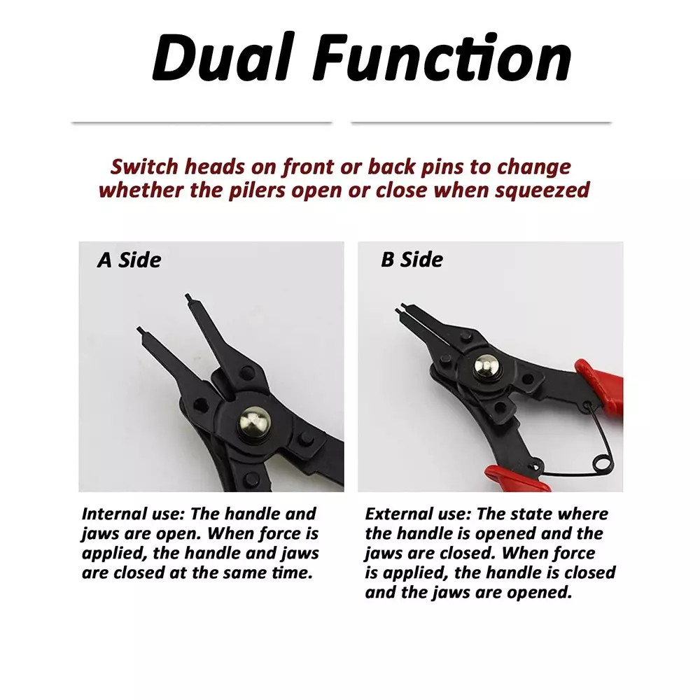 generic-snap-ring-plier-with-4-pcs-c-type-clip-kit-red-carbon-steel-rubber-45-90-and-180-jaw-head-angle-for-home-professional