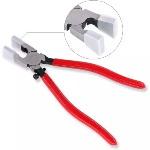 generic-250-mm-key-fob-pliers-tool-glass-running-plier-flat-jaw-rubber-tip-metal-tool