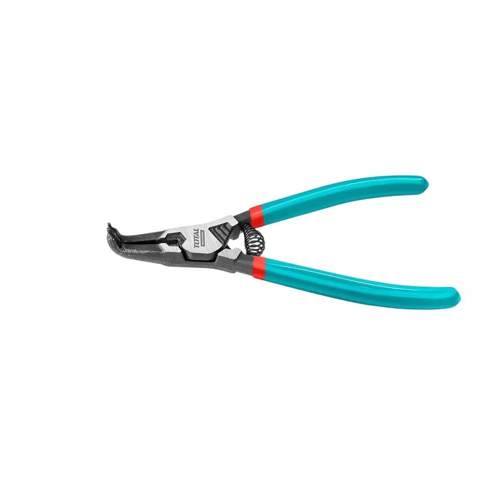 Total External Circlip Pliers Bent Head 180 mm (7 Inch), THTJ21802
