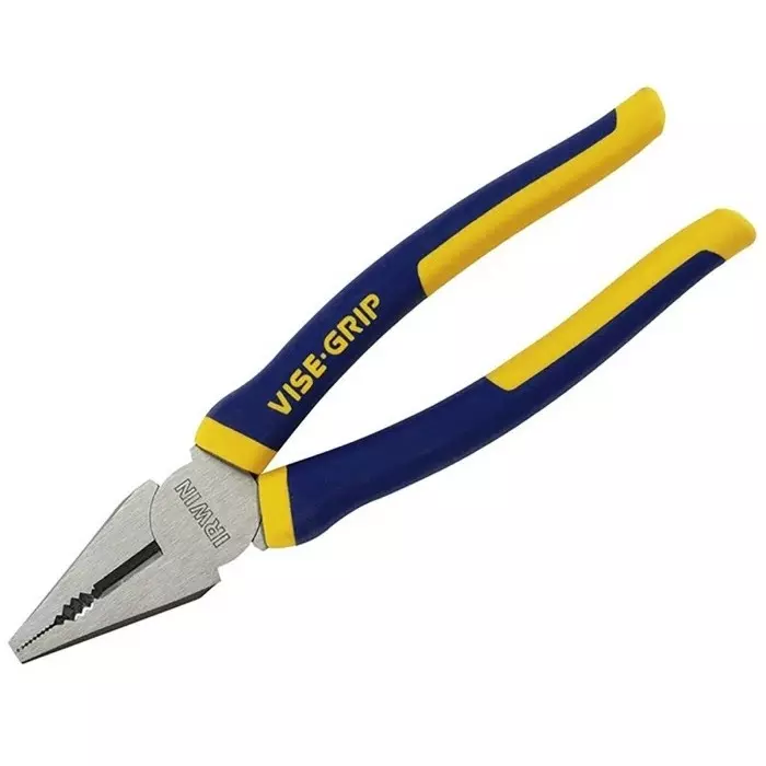 Irwin Combination Pliers, 200 mm Overall, Straight Tip, 10505876