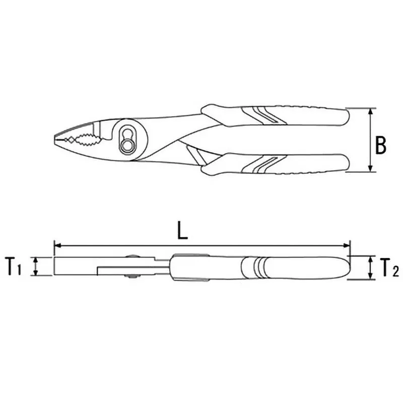 Ktc Combination Pliers 150 mm Size 2.0 mm MaxIron Wire Cut, PJ-150