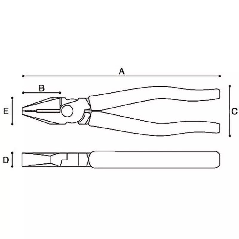 keiba-combination-plier-phl-129-c