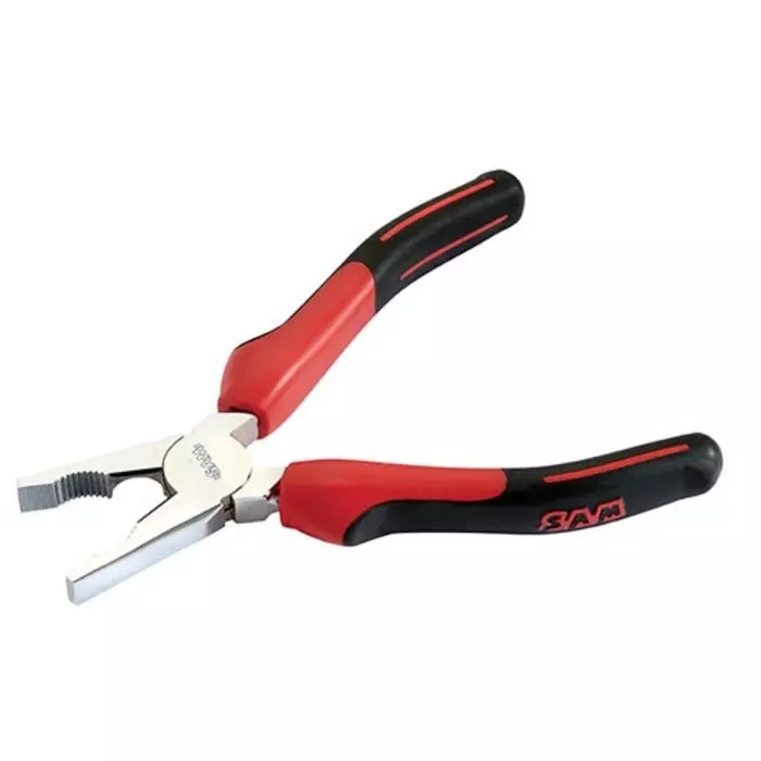 Sam Combination Plier 185 mm Overall Straight Tip 37 Jaw, 204-R18G