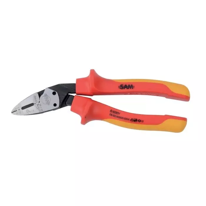 Sam Combination Plier 180 mm Overall Bent Tip, 250-18TI