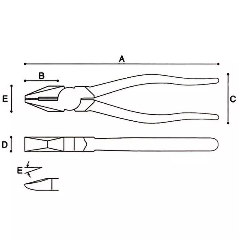 keiba-high-grade-series-the-plier-160-mm-overall-length-fc-106