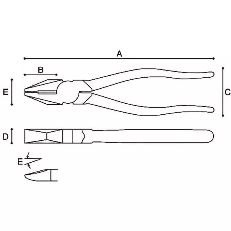keiba-the-europe-type-plier-150-mm-size-fc-506