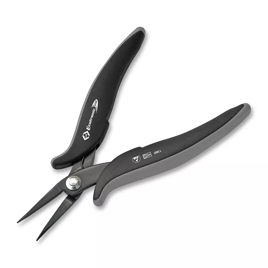 CK TOOLS PLIER, LONG SNIPE NOSE, 8AWG, T3889