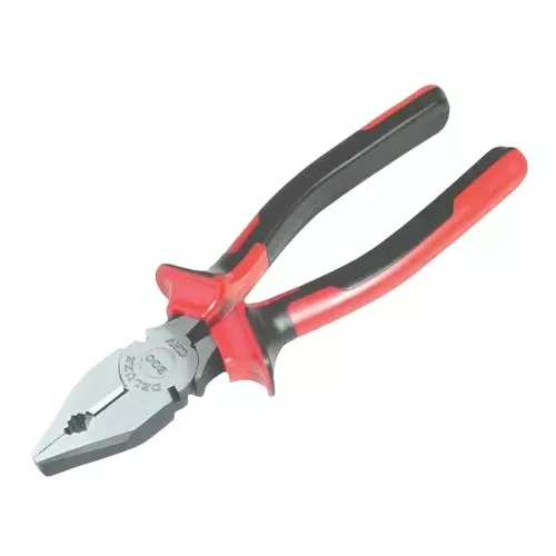 Ego Plier Black & Red High-Grade Cr-V Dual-Color PVC Sleeves 215 mm Length, 8" PLIER Dual Color Super (Pack of 5)