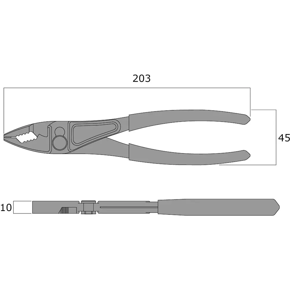 fujiya-ultra-lightweight-combination-plier-200-mm-overall-length-230-200-bg