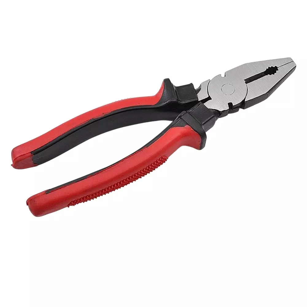 Fadman Multipurpose Combination Plier Metal 200 mm (8 inch) Black & Red, FD-1660