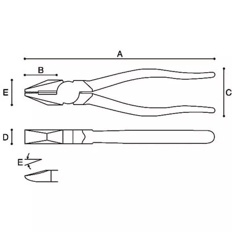 keiba-the-high-leverage-plier-220-mm-size-fc-119
