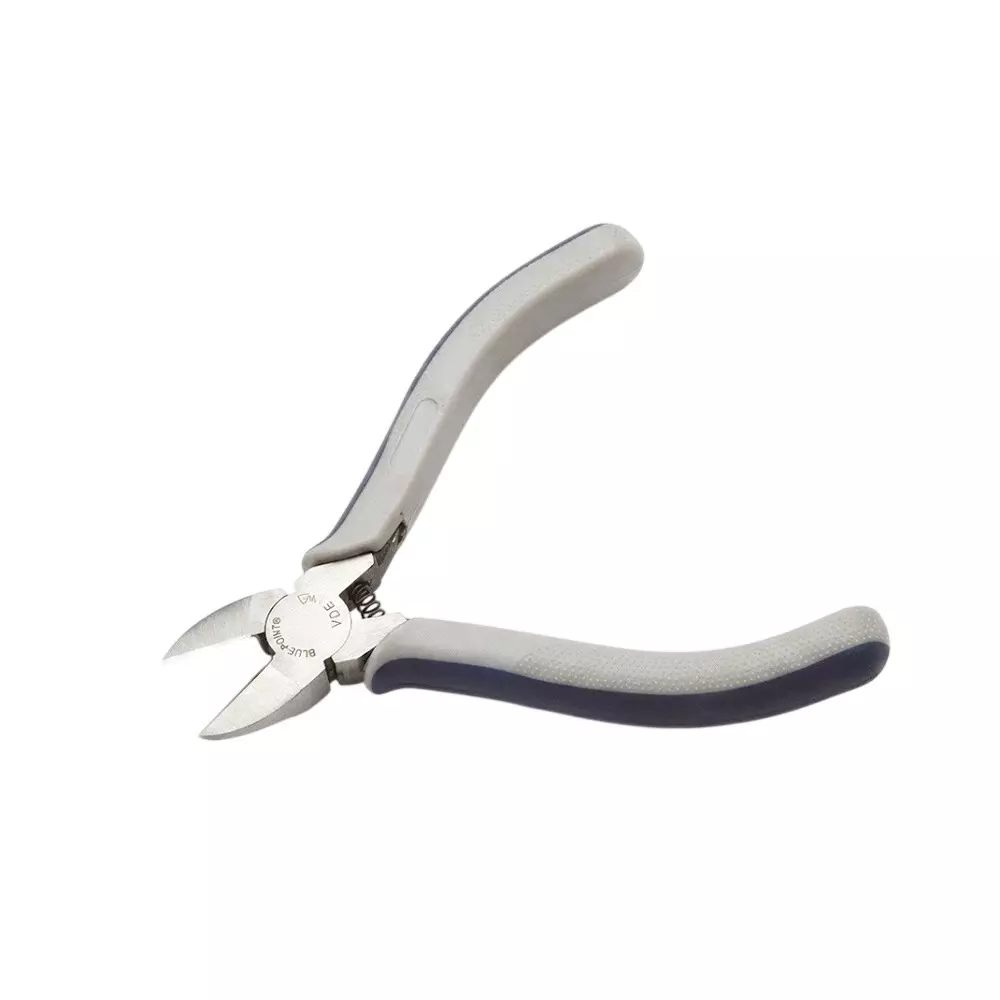 Blue-Point Mini Diagonal Cutter Plier Drop Forged Chrome and Nickel Alloy Body and Length 4-11/32 inch (110.3 mm), B85CMPAP