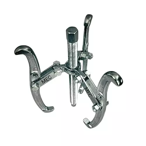 Mec 3 Jaw Gear Puller Size 6 inch (152.4 mm) Chrome Plated Finish Drop-Forged Steel, MEC5418