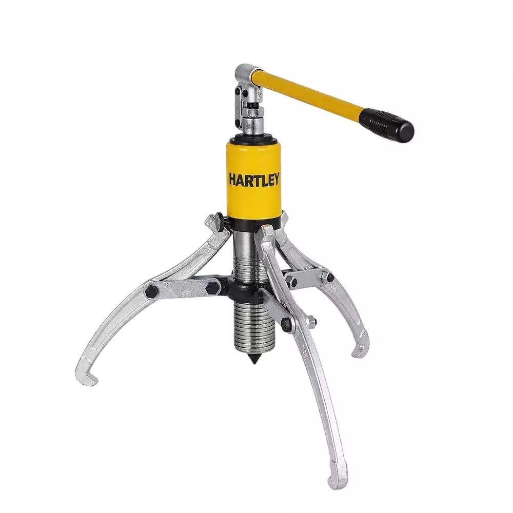 Hartley Hydraulic Gear Puller Three-Jaw 30 Ton Load Capacity with 360° Rotating Pump, ‎HR-HP-30T