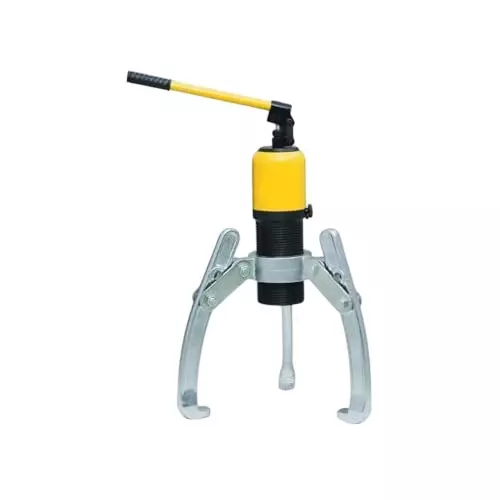 Nutronics 3 Jaw Hydraulic Gear Puller with Split Bearing Puller Pump Kit Stainless Steel 76 mm 20 Ton (20000 Kg) Pulling Capacity for Industrial Uses, NS YL-20Ton