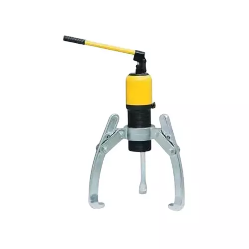 Hartley 3 Jaw Hydraulic Gear Puller with Split Bearing Puller Pump Kit Stainless Steel 76 mm 20 Ton (20000 Kg) Pulling Capacity for Industrial Uses, NS YL-20Ton