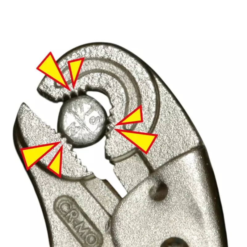 TONE Grip Pliers (Nut Lock) Tip: 2-7/Center: 7-16 mm Width Across Flates, VPN-100